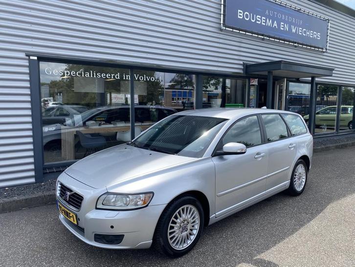 Volvo V50 1.8F Edition II Leer+Clima (bj 2009), Auto's, Volvo, Bedrijf, Te koop, V50, ABS, Airbags, Airconditioning, Alarm, Boordcomputer