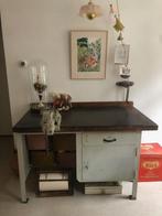 Industrieel dressoir of werkblad, Antiek en Kunst, Curiosa en Brocante, Ophalen