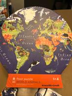 Vloerpuzzel world animals 60 stukjes, Ophalen of Verzenden, Meer dan 50 stukjes, Zo goed als nieuw, 4 tot 6 jaar