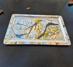 HOKA verzilverd rechthoekig dienblad, Antiek en Kunst, Antiek | Goud en Zilver, Ophalen of Verzenden