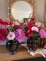 Set van 2 Vazen met Zijden bloemen Luxe Set Zijde 2 Stuks, Ophalen of Verzenden, Nieuw