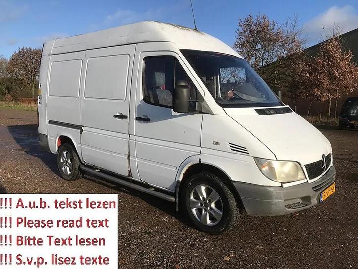 Mercedes-Benz Sprinter 308 CDI Euro 3 L1H2 Laadklep Lift, Auto's, Bestelauto's, Bedrijf, Te koop, ABS, Radio, Mercedes-Benz, Diesel