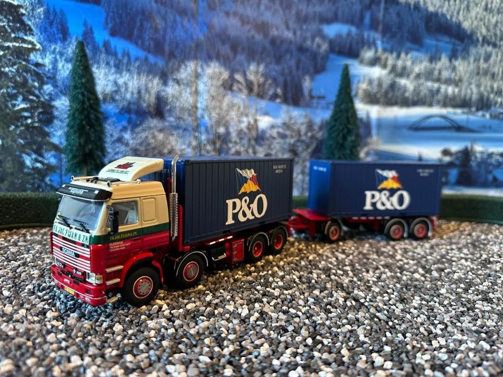 WSI Scania 143 Jac Fijan 01-4030, Hobby en Vrije tijd, Modelauto's | 1:50, Ophalen of Verzenden, Nieuw, Bus of Vrachtwagen, Wsi