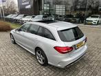 Mercedes-benz C-klasse Estate  180 AMG-line Automaat | Schui, Auto's, Mercedes-Benz, Origineel Nederlands, Te koop, Zilver of Grijs