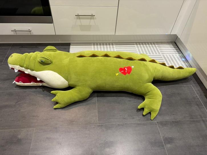 Grote Krokodil Knuffel, Kinderen en Baby's, Speelgoed | Knuffels en Pluche, Zo goed als nieuw, Overige typen, Ophalen