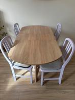 Inklapbare tafel eiken, Huis en Inrichting, Tafels | Eettafels, Ophalen, 100 tot 150 cm, 50 tot 100 cm, Zo goed als nieuw