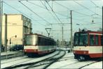 Foto KVB 2196+2197 Keulen-Mülheim Duitsland 1996., Verzamelen, Spoorwegen en Tramwegen, Overige typen, Gebruikt, Ophalen of Verzenden