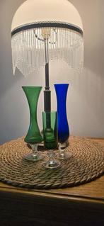 Vintage Kristallen Vaasjes - Set van 3, Ophalen of Verzenden