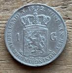1 gulden 1892 Wilhelmina, Postzegels en Munten, Munten | Nederland, Ophalen, 1 gulden, Zilver, Koningin Wilhelmina