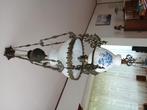 Antieke olielamp met elektriciteit ingebouwd, Ophalen, Overige materialen, Gebruikt, 75 cm of meer