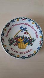 Schladerer Bockling  porseleinen bordje, Antiek en Kunst, Ophalen of Verzenden