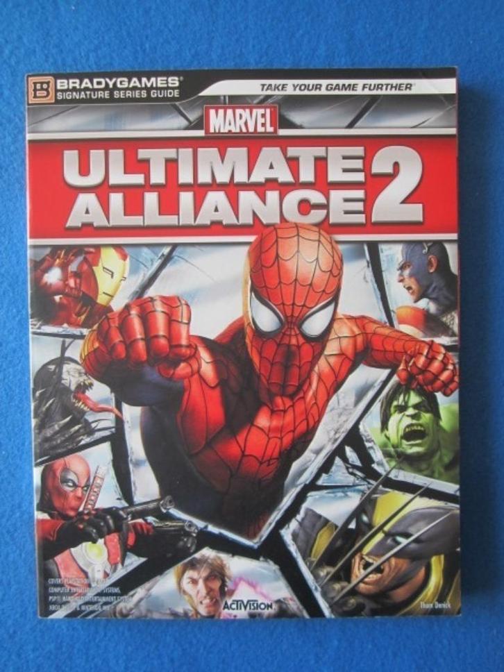 Marvel Ultimate Alliance 2 strategy guide hintboek, Spelcomputers en Games, Games | Sony PlayStation 3, Zo goed als nieuw, Avontuur en Actie