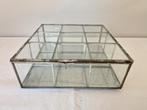 Glazen theedoos lifestyl, Overige typen, Ophalen of Verzenden, Overige stijlen, Glas