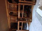 hard houte eetkamerstoelen  6stuks, Ophalen of Verzenden, Zo goed als nieuw