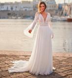 Bohemian bruidsjurk (nieuw) trouwjurk boho maat 42, Ophalen of Verzenden, Nieuw, Wit, Trouwjurk