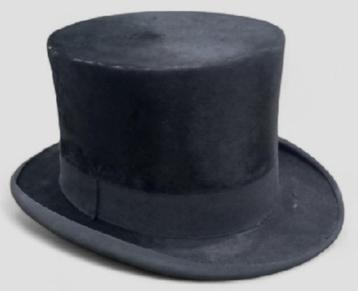 zwarte hoge hoed Francy Tailor beschikbaar voor biedingen