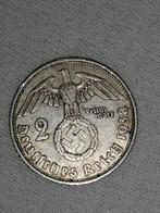 2 reichsmark 1938A zilver, Verzamelen, Militaria | Tweede Wereldoorlog, Overige soorten, Duitsland, Overige typen, Ophalen of Verzenden