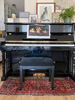 Beethovenbankje zwart: verstelbare pianobank, Muziek en Instrumenten, Piano's, Ophalen, Zo goed als nieuw, Zwart
