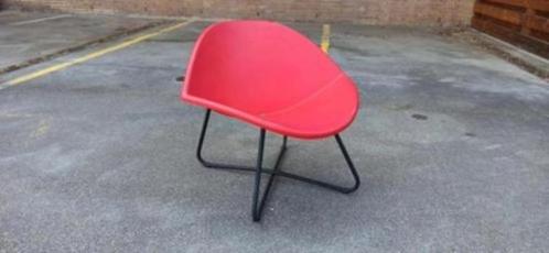 Vintage IKEA LIPS stoel, fauteuil, Niels Gammelgaard, Huis en Inrichting, Stoelen, Gebruikt, Eén, Kunststof, Metaal, Ophalen