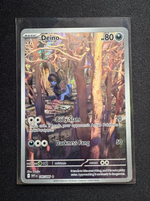 Deino 146/086 - White Flare, Hobby en Vrije tijd, Verzamelkaartspellen | Pokémon, Nieuw, Losse kaart, Ophalen of Verzenden