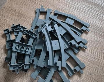 LEGO Trein Rails - Diverse Stukken beschikbaar voor biedingen