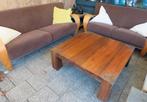 3-2 zit bank met tafel, Ophalen, Gebruikt, Metaal, Tweepersoons