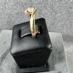 Gouden Ring | 14k | 1,2g | slagring zirkonia |15,75| 393032, Sieraden, Tassen en Uiterlijk, Ringen, Gebruikt, Ophalen of Verzenden