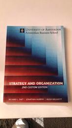 Stategy and organization 2nd custom edition, Ophalen of Verzenden, Zo goed als nieuw