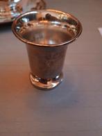 Zwaar verzilverde Henk Hooijkaas vaasje (8 cm hoog), Ophalen of Verzenden