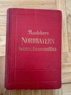 Baedekers Nordbayern Franken, Bayrischer Wald 1924, Overige merken, Baedeker, Verzenden, Europa