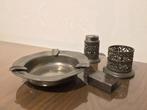 Tinnen cigaretten set, Antiek en Kunst, Antiek | Tin, Ophalen of Verzenden