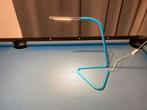 IKEA Bureaulamp blauw LED - Draaibaar, Huis en Inrichting, Lampen | Tafellampen, Ophalen of Verzenden, Zo goed als nieuw, Metaal