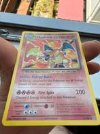 Charizard 11/108, Hobby en Vrije tijd, Verzamelkaartspellen | Pokémon, Ophalen of Verzenden, Zo goed als nieuw, Losse kaart