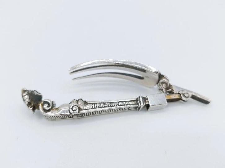Zilveren reisvork, A.C.J. Begeer, Amsterdam, ca. 1920, Antiek en Kunst, Antiek | Goud en Zilver, Zilver, Verzenden
