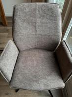 Nieuwe set van 6 bruine eetkamerstoelen 360 gr., Huis en Inrichting, Ophalen, Bruin, Nieuw, Stof