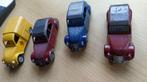 4 x CITROEN 2CV DINKY TOYS FRANCE Meccano, ca. 70 jaar oud, Ophalen of Verzenden, Gebruikt, Auto, Dinky Toys