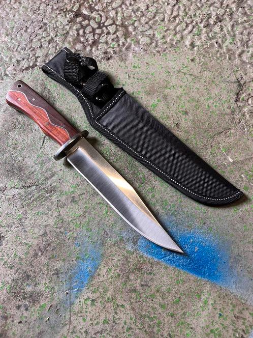 Jachtmes nieuw lemmet 17,5 cm, Caravans en Kamperen, Kampeergereedschap, Nieuw, Ophalen of Verzenden
