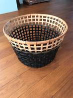 Rieten mand, Huis en Inrichting, Woonaccessoires | Schalen en Manden, Gebruikt, Mand, Rond, Ophalen of Verzenden