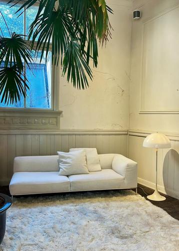 B&B Italia sofa, model Frank, zandkleur, wol, 230cm beschikbaar voor biedingen