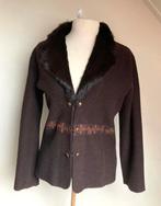 Wollen Vest met konijnenbont - Taifun, Ophalen of Verzenden, Zo goed als nieuw, Maat 46/48 (XL) of groter