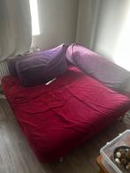 Bank roze/paars gratis, Huis en Inrichting, Ophalen, Gebruikt, 125 tot 150 cm, Tweepersoons