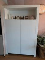 Hoogglans kast wit modern, Huis en Inrichting, Ophalen, Met deur(en), 100 tot 150 cm, Zo goed als nieuw