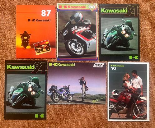 Kawasaki verschillende motorfietsen folders, Motoren, Handleidingen en Instructieboekjes, Kawasaki, Ophalen of Verzenden
