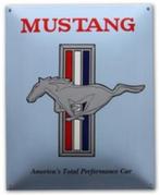 Ford Mustang emaillen decoratie bord mancave garage borden