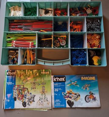Knex grote set inclusief bouwtekeningen beschikbaar voor biedingen