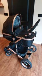 Kiduku kinderwagen 3 in 1, met maxi cosi, Kinderen en Baby's, Kinderwagens en Combinaties, Verstelbare duwstang, Zo goed als nieuw