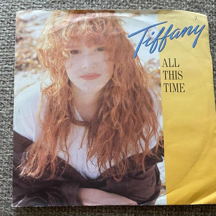 Vinyl Singeltje Tiffany All this time, Cd's en Dvd's, Vinyl Singles, Zo goed als nieuw, Single, Pop, 7 inch, Ophalen of Verzenden