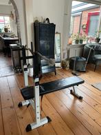 Physionics Bench Press met Curl Stang, Sport en Fitness, Ophalen, Gebruikt, Krachtstation, Armen