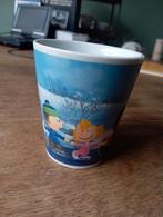 Peanuts Mok met schaatsers, Gebruikt, Keramiek, Ophalen of Verzenden, Overige stijlen