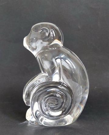 Val St Lambert Kristal Art Glass Aap Katherine de Sousa beschikbaar voor biedingen